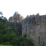 Inngangspartiet til gamlebyen i Carcassone