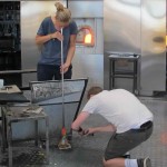 Glaspuster i Glassmedjen