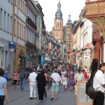 Gågata i Heidelberg